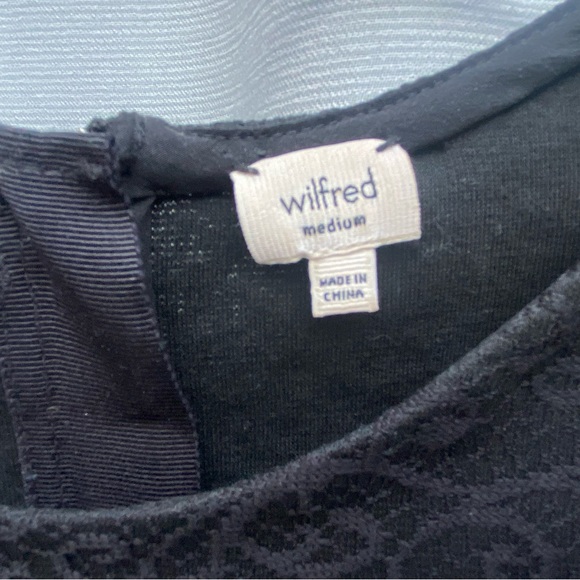 ARITZIA ~ Wilfred ~ Black Mini Dress ~ Size M - Picture 5 of 5